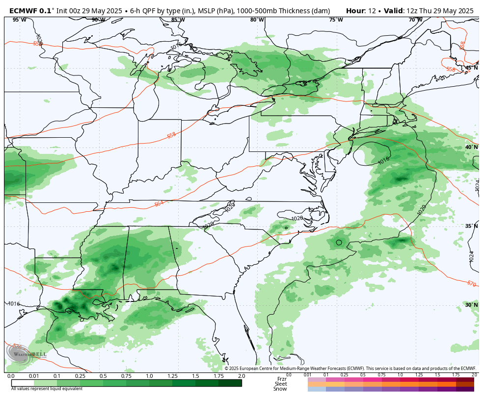 May 29 weather storm forecast maps