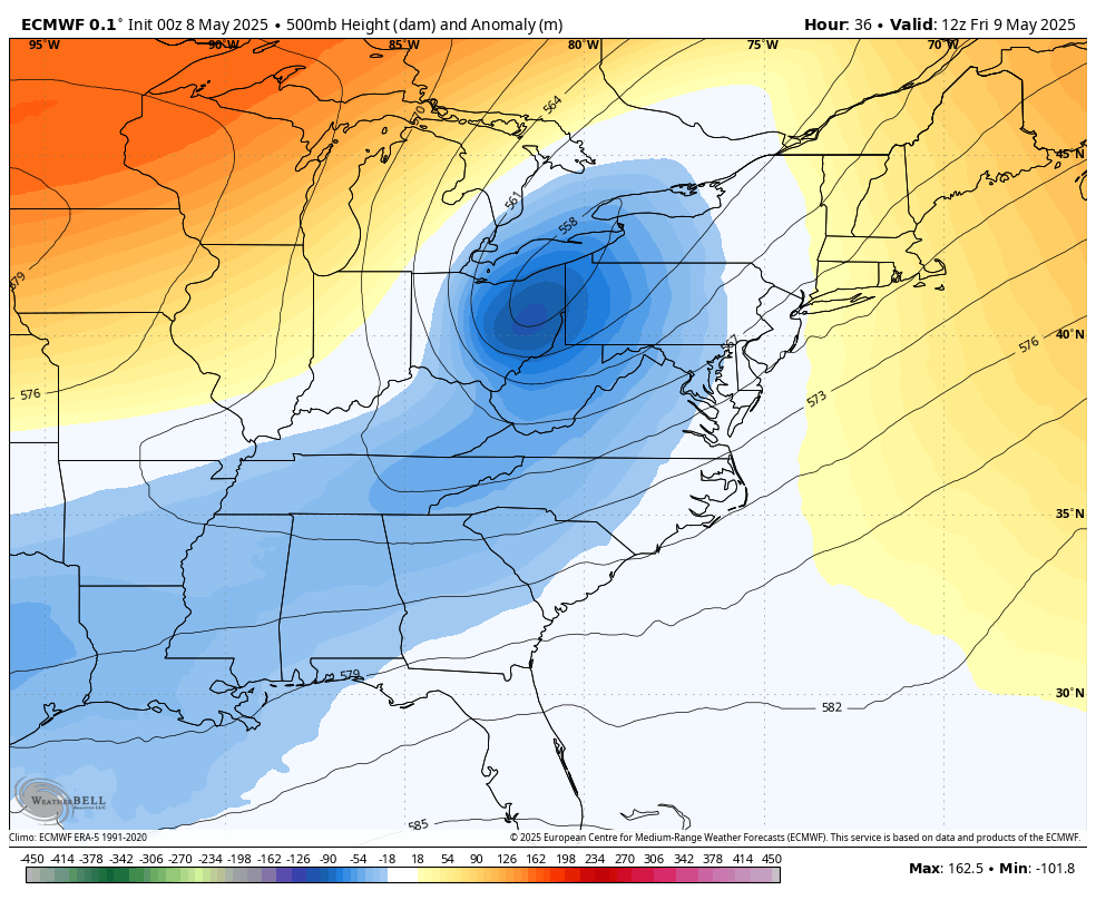 May 8 weather jet stream forecast