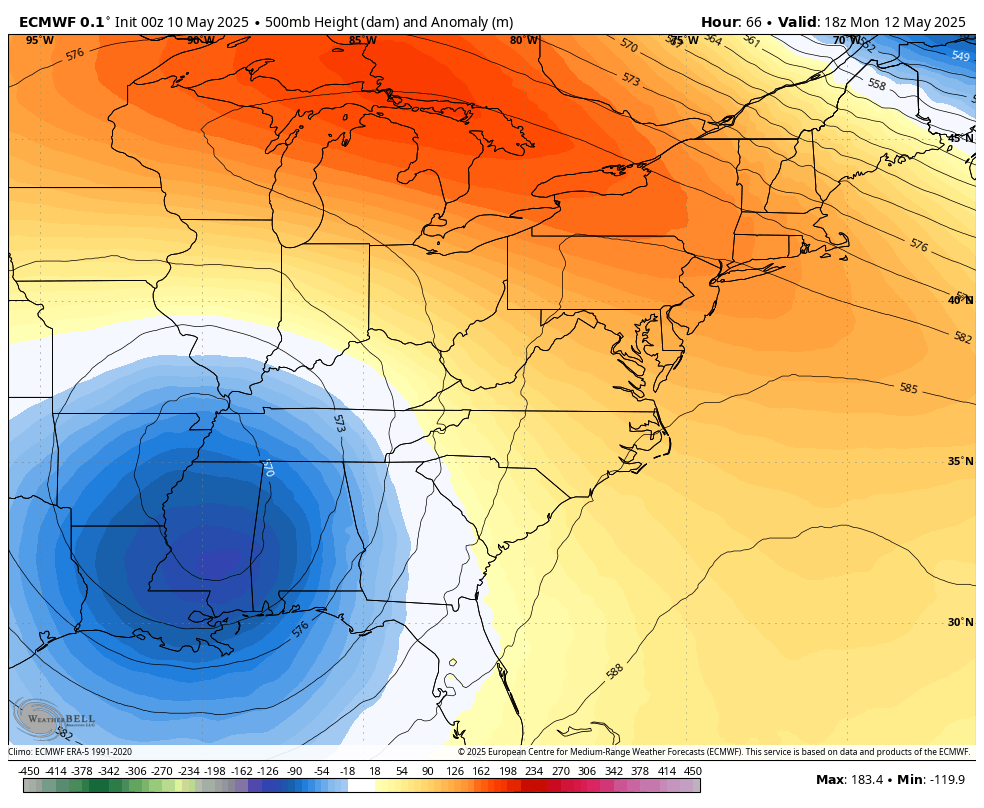 May 10 weather forecast jet stream forecast