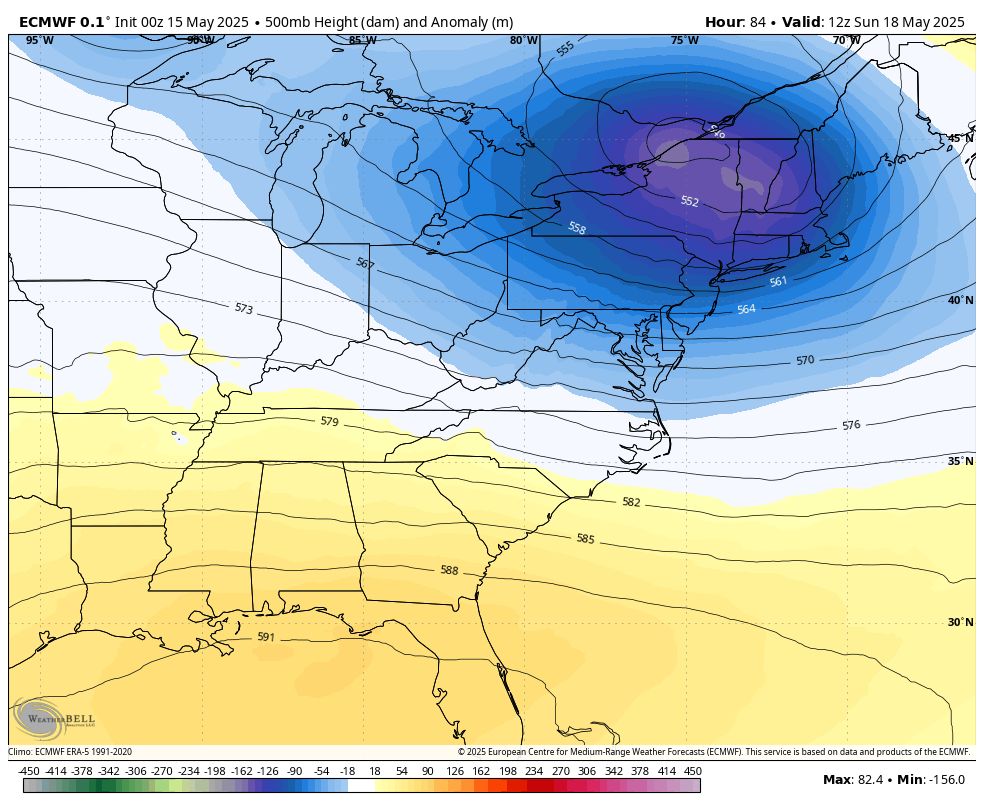 May 15 weather jet stream forecast