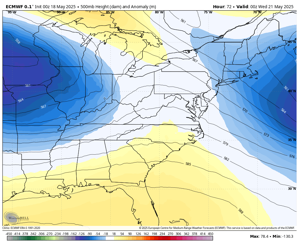 May 18 weather jet stream forecast
