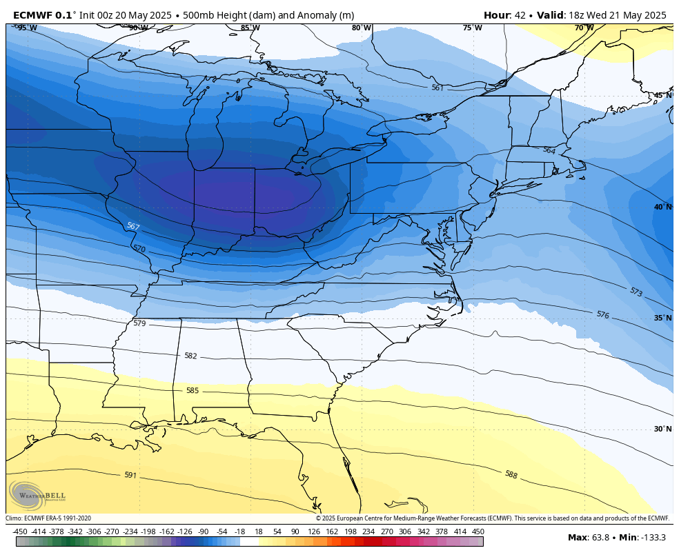 May 20 weather jet stream forecast