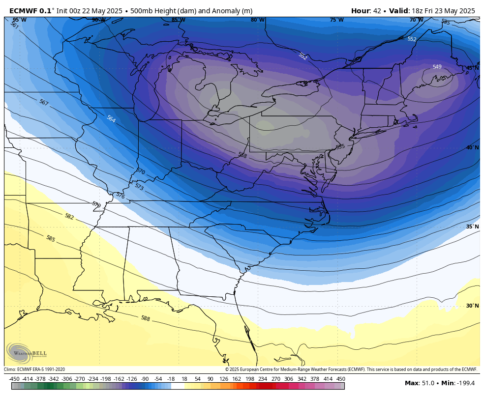 May 22 weather jet stream forecast