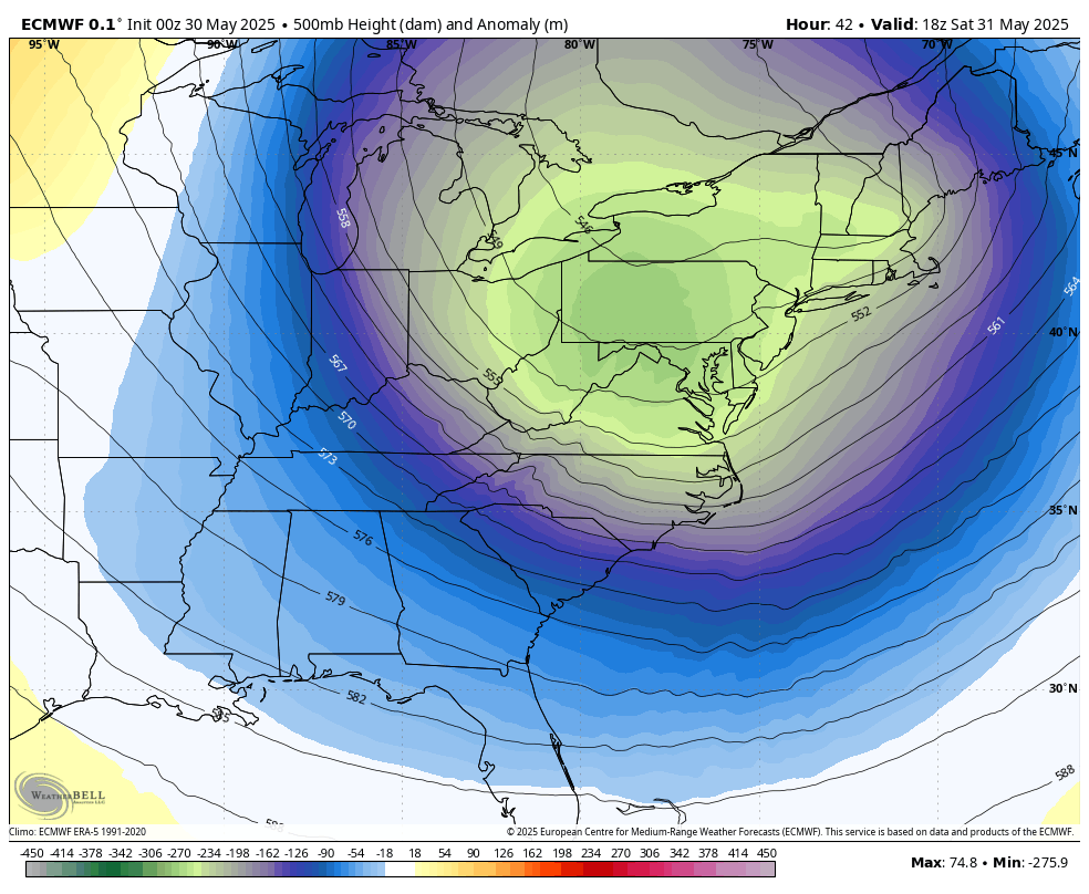 May 30 weather jet stream forecast