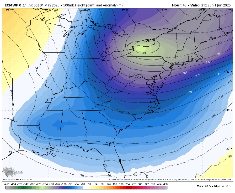May 31 weather forecast jet stream