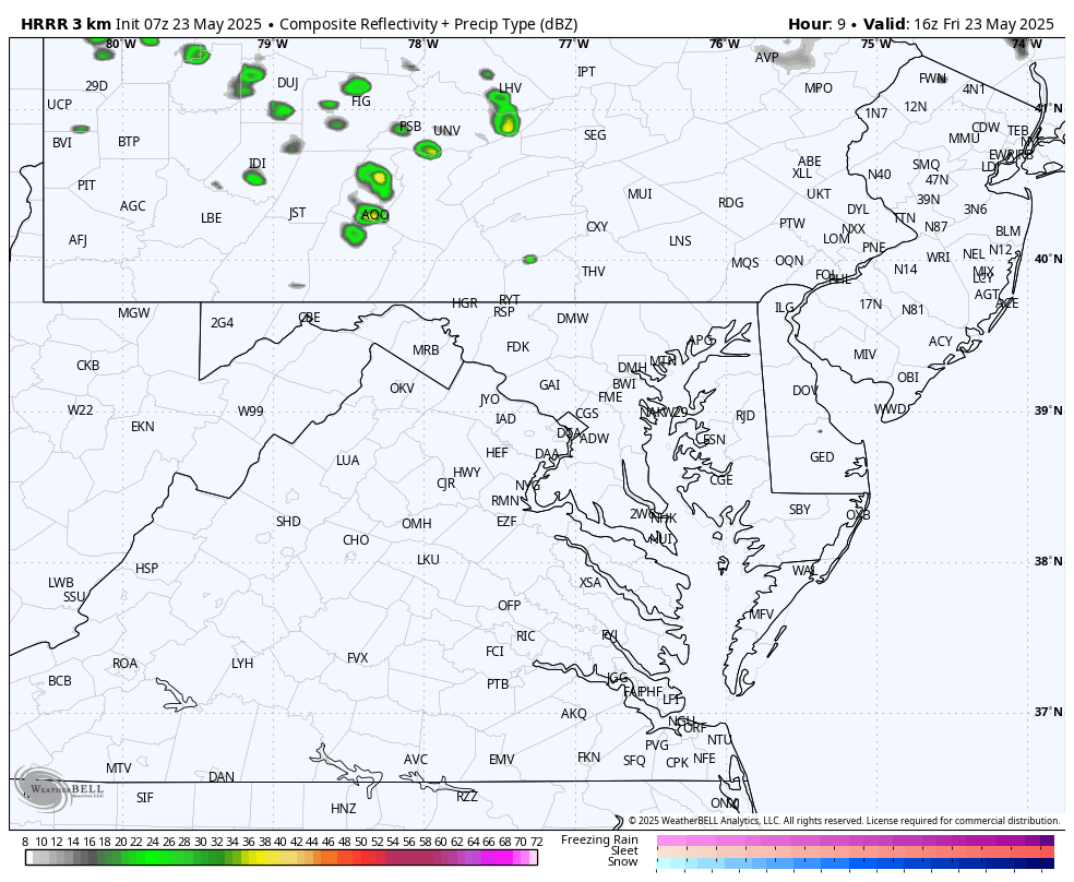May 22 weather forecast radar rain storm