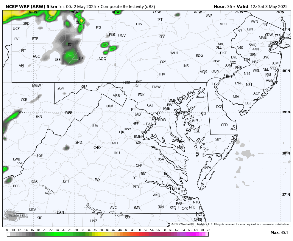 May 2 weather rain radar storm forecast Saturday