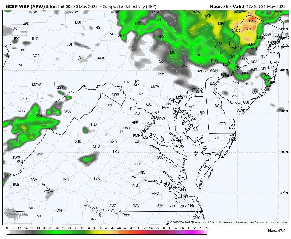 May 30 weather rain radar Saturday storm
