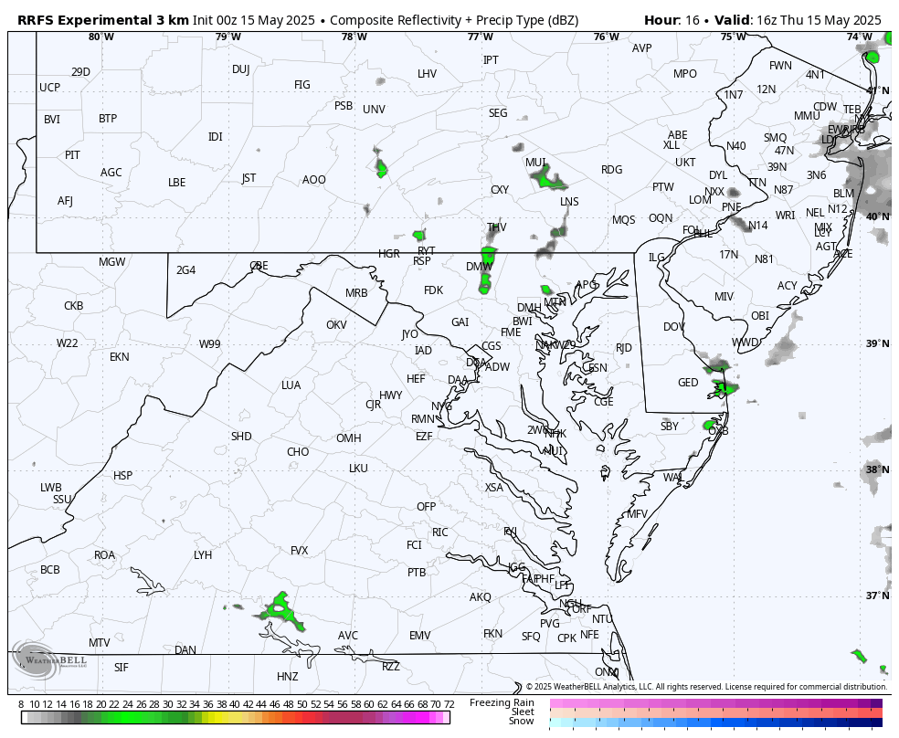May 15 weather weather radar forecast Thursday