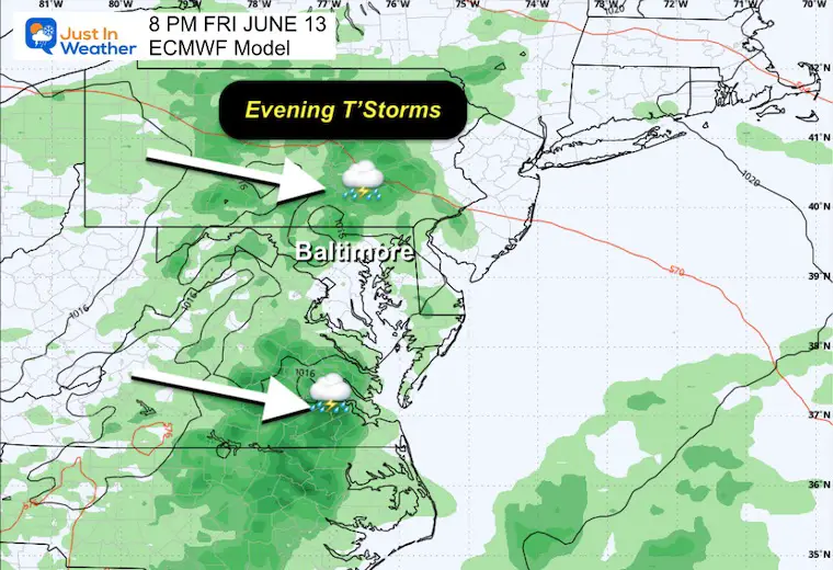 June 11 weather rain storm Friday