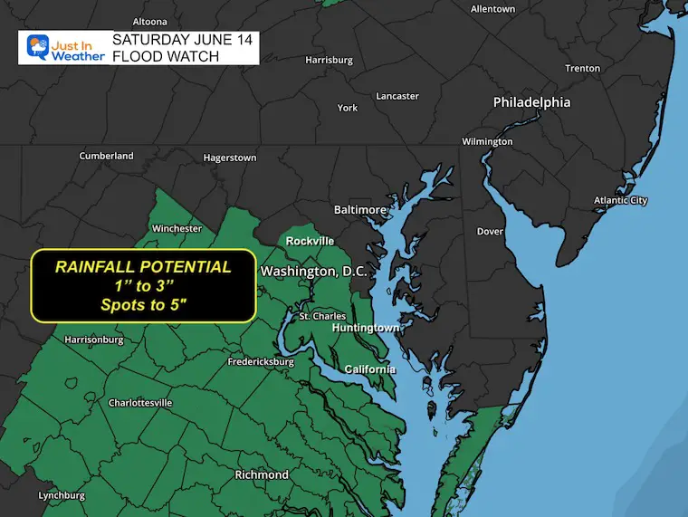 June 14 weather Flood Watch