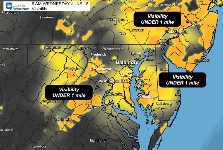June 8 weather fig Wednesday morning