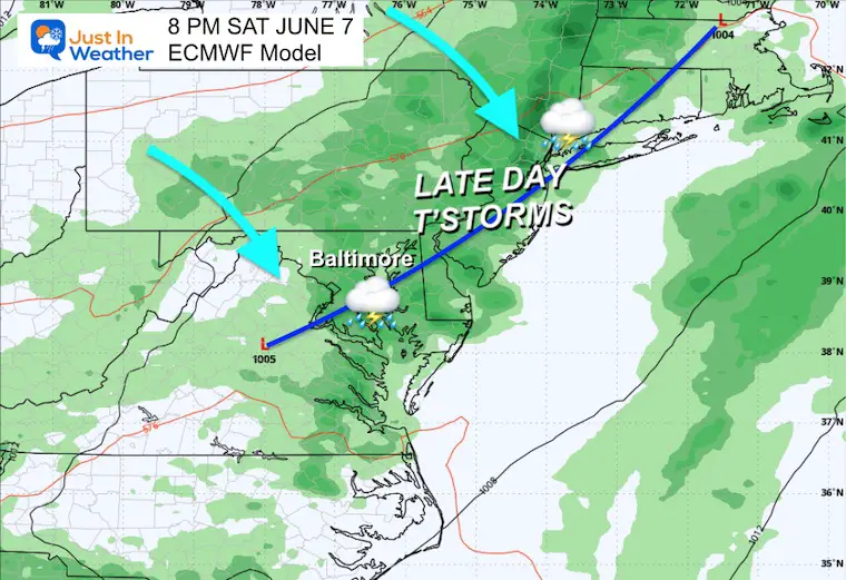 June 2 weather storm forecast Saturday