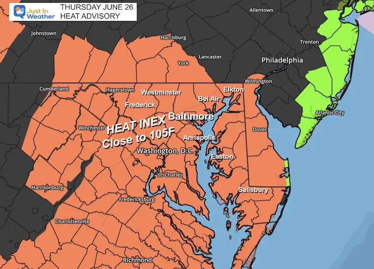 June 26 Heat Advisory 