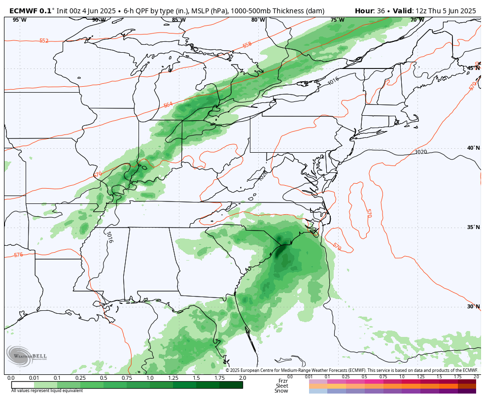 June 4 weather storm forecast Friday