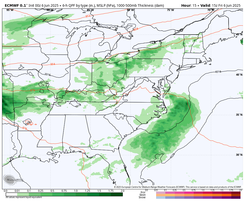 June 6 weather storm forecast weekend