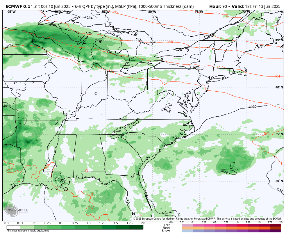 June 10 weather storm forecast weekend