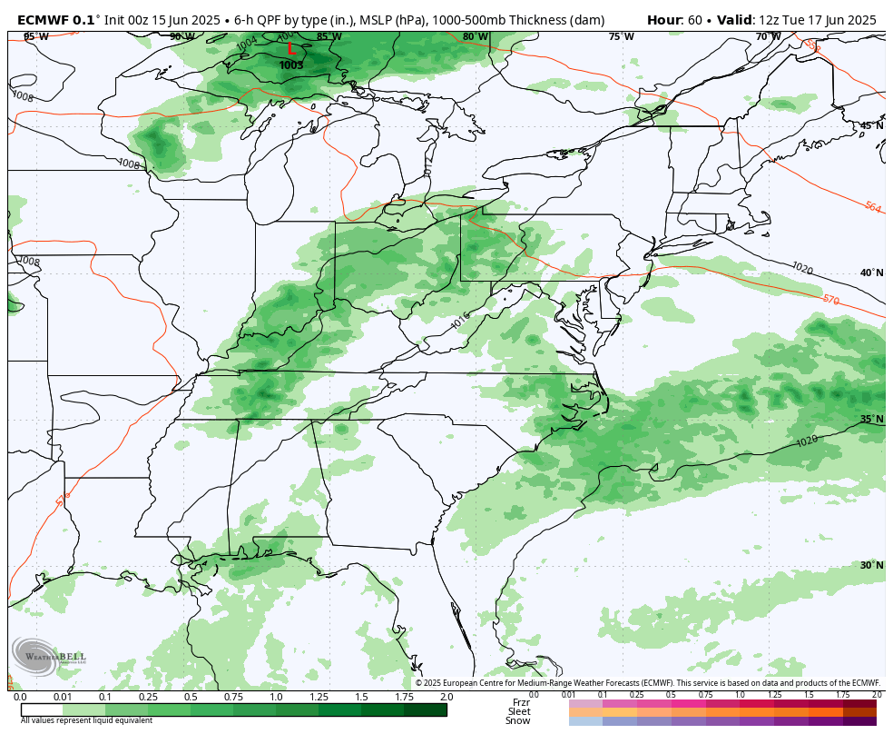 June 15 weather storm forecast