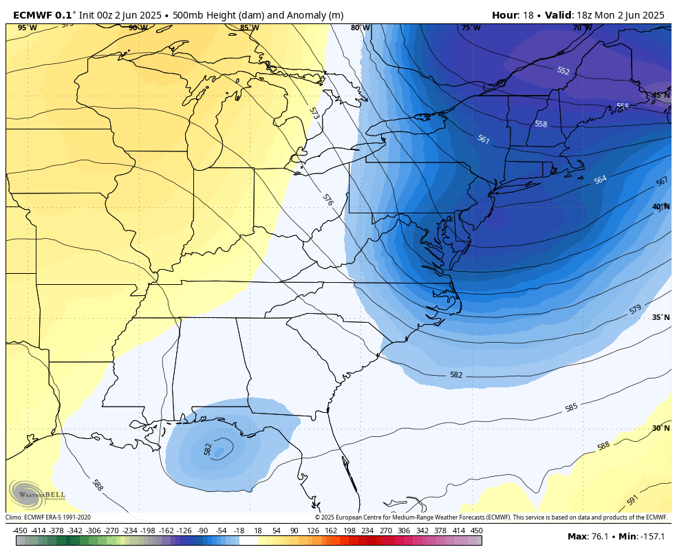 June 2 weather jet stream forecast