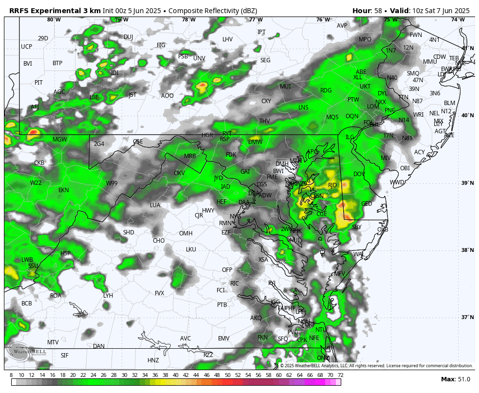 June 5 weather rain storm forecast Saturday