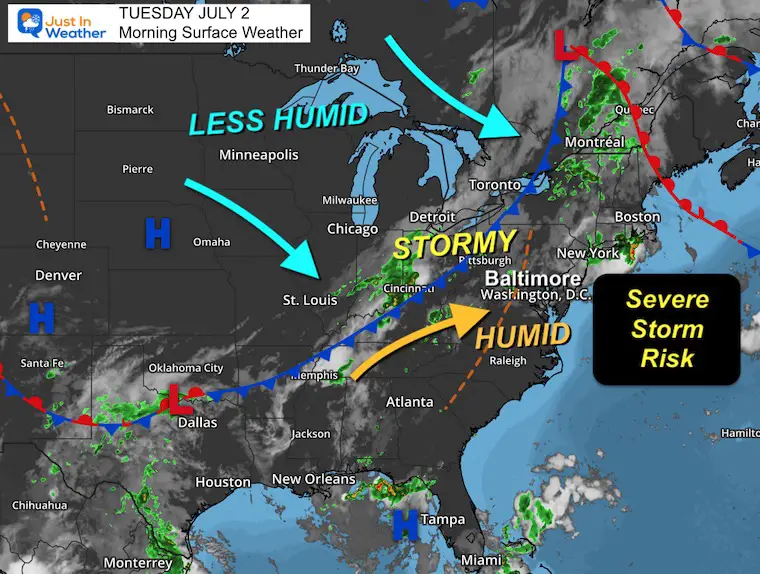July 1 weather Tuesday morning storm