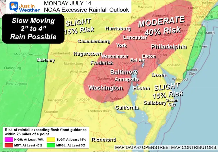 July 14 weather Flash Flood Guidance UPDATED