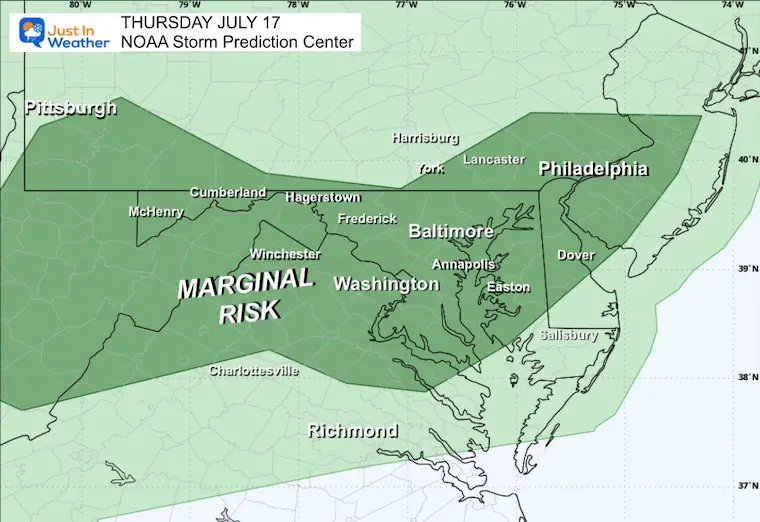 July 17 weather NOAA severe storm risk
