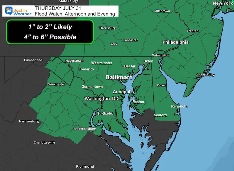 July 31 Flood Watch