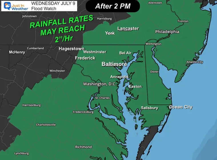 July 9 Weather Flood Watch
