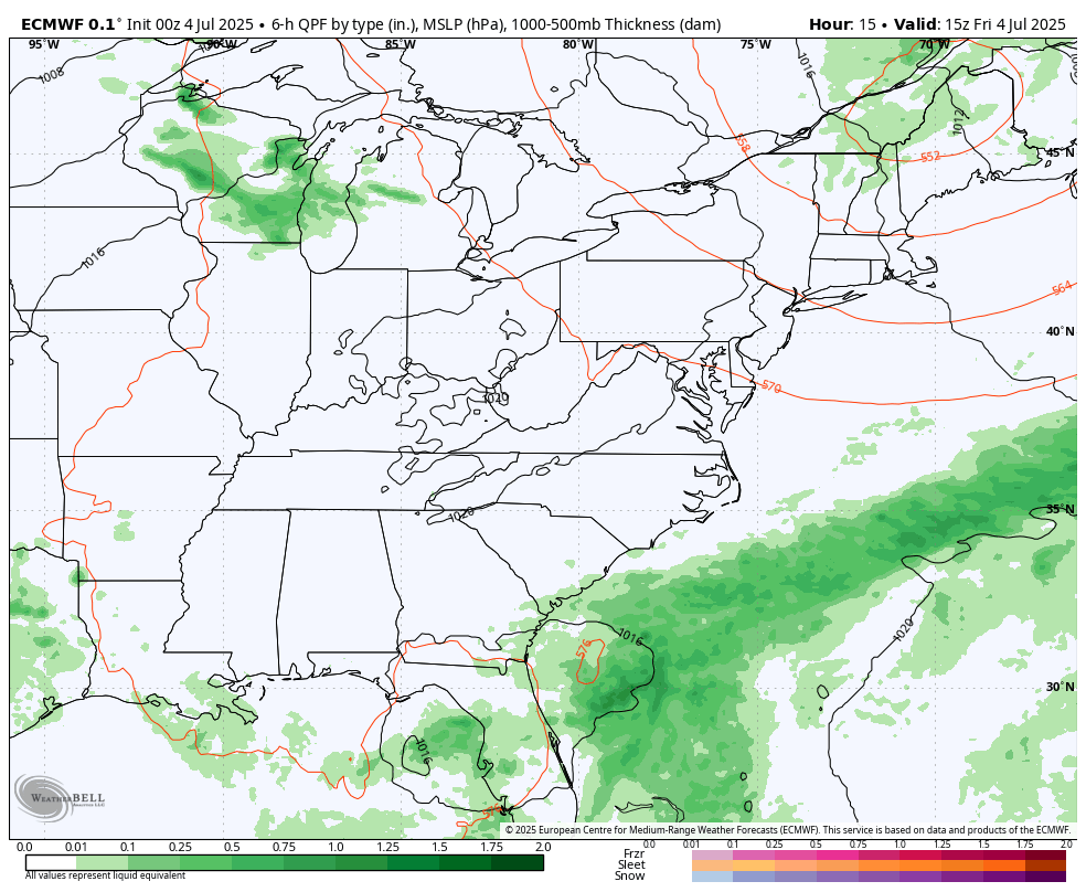 July 4 weather forecast storm