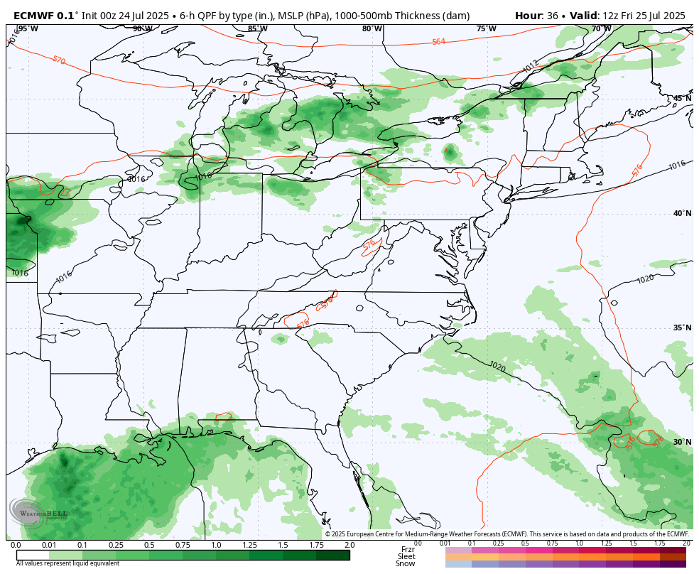 July 24 weather forecast storm maps weekend