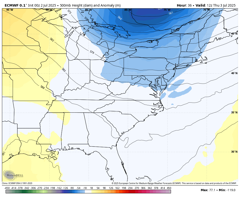 July 2 weather jet stream forecast