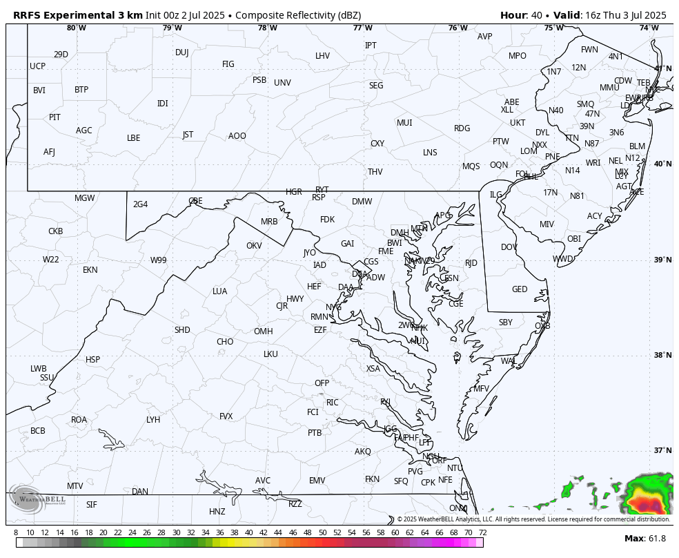 July 2 weather storm radar Thursday