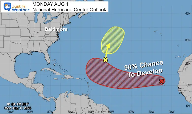 August 11 weather National Hurricane Center Outlook