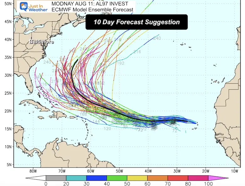 August 11 weather hurricane outlook 10 Days