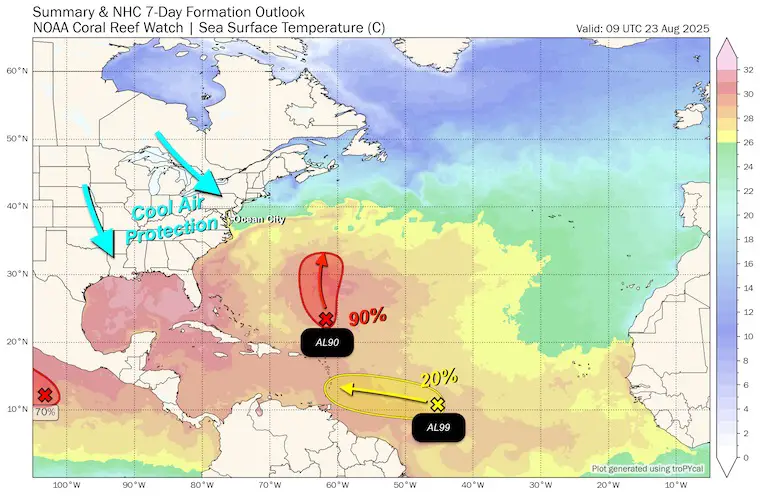 August 23 Tropical Weather