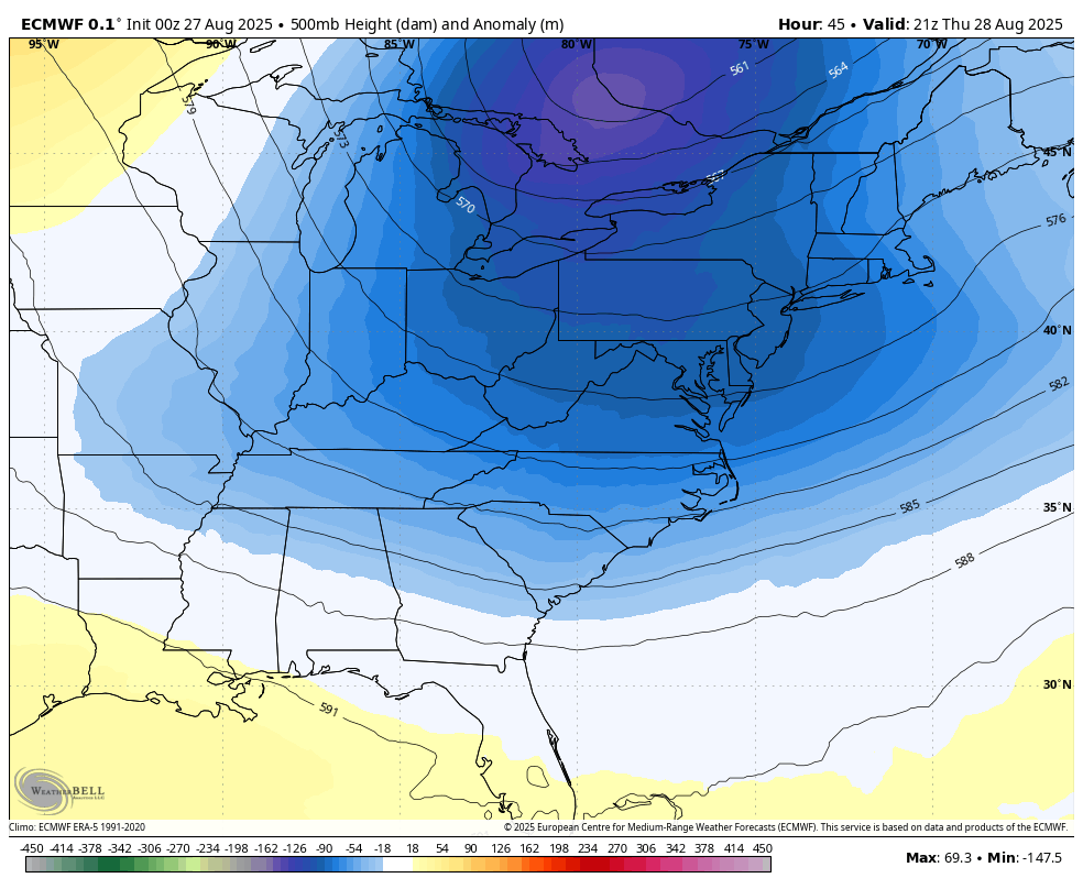 August 27 weather jet stream forecast labor day