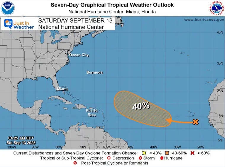 September 13 weather National Hurricane Center Outlook