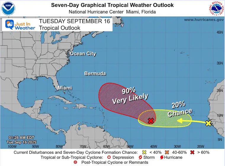 September 16 weather tropical storm outlook