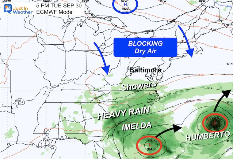 September 28 weather hurricane tropical storm forecast Tuesday