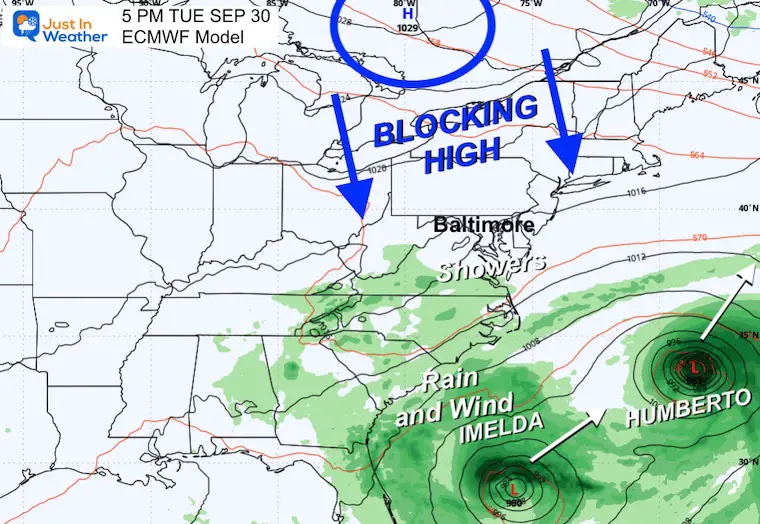 September 29 weather hurricane forecast Tuesday