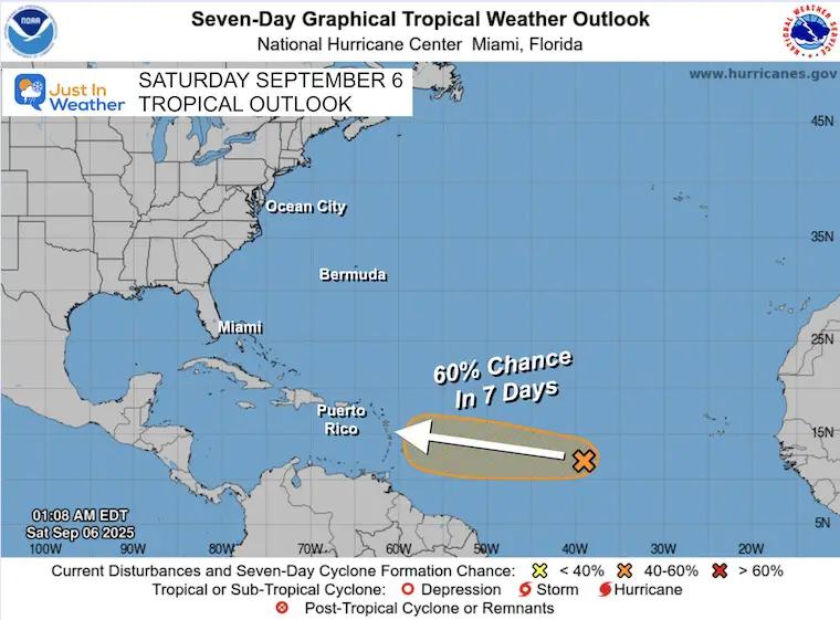September 6 National Hurricane Center Outlook