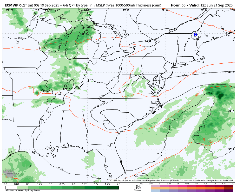 September 19 weather storm forecast