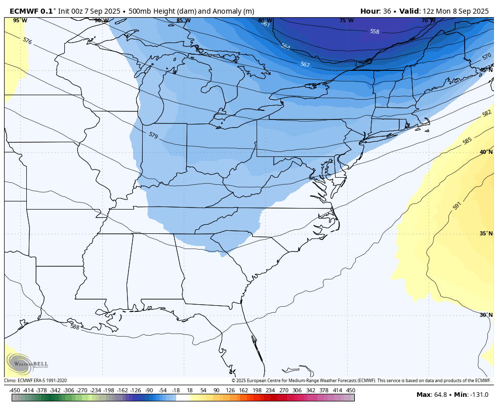 September 7 weather jet stream forecast