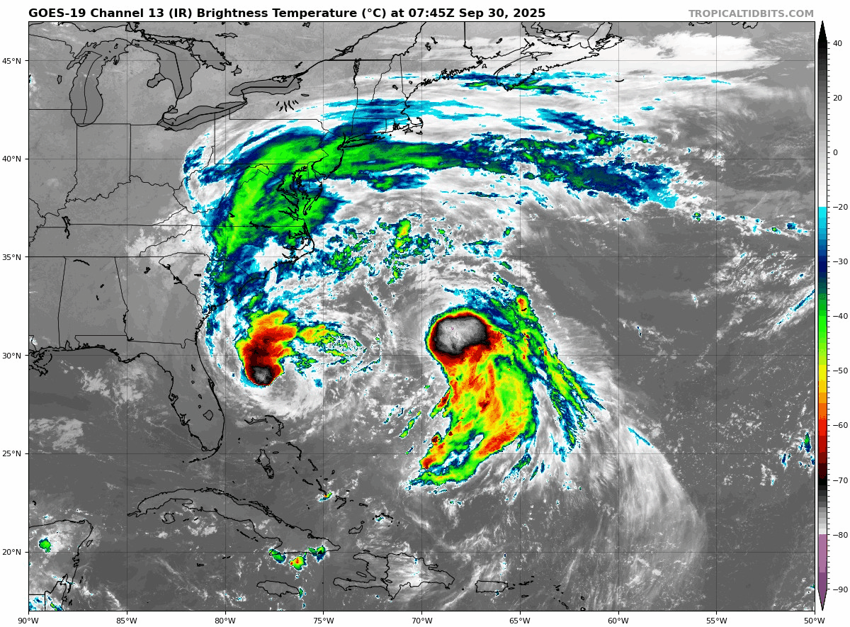 September 30 tropical weather hurricane Humberto and Imelda Tuesday morning