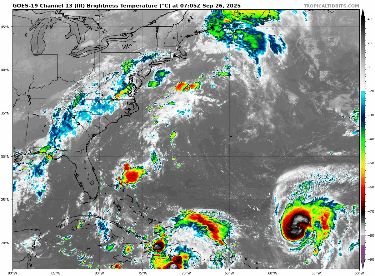 September 26 Tropical Satellite Hurricane Humberto