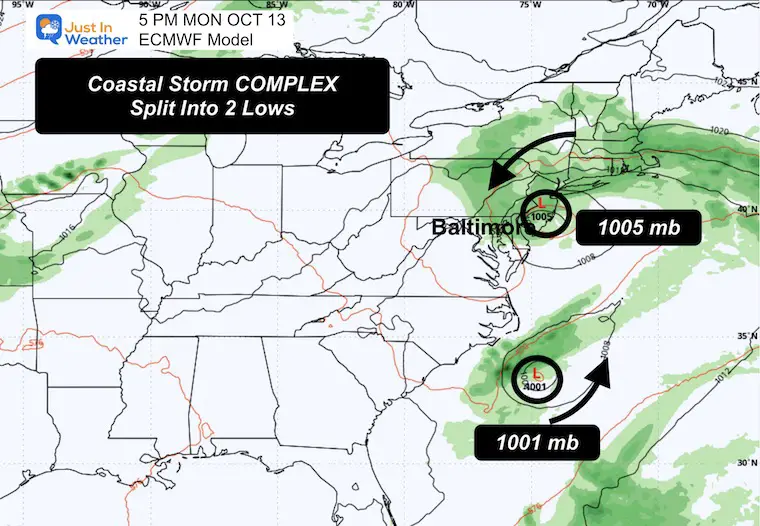 Ocean 11 weather coastal storm forecast Monday afternoon
