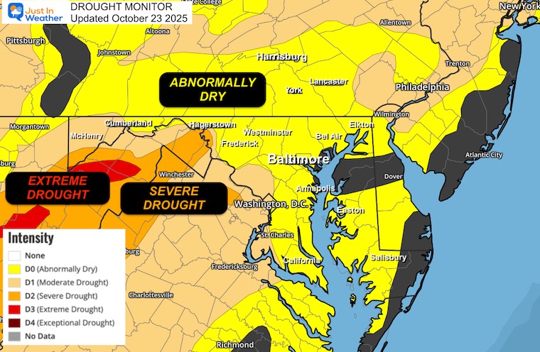 October 24 weather drought monitor