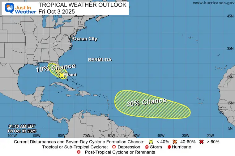 October 3 tropical weather outlook