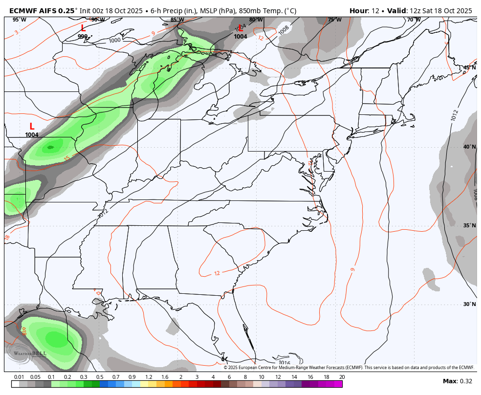 October 18 weather storm forecast weekend
